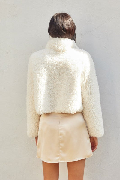 Teddy Cropped Jacket