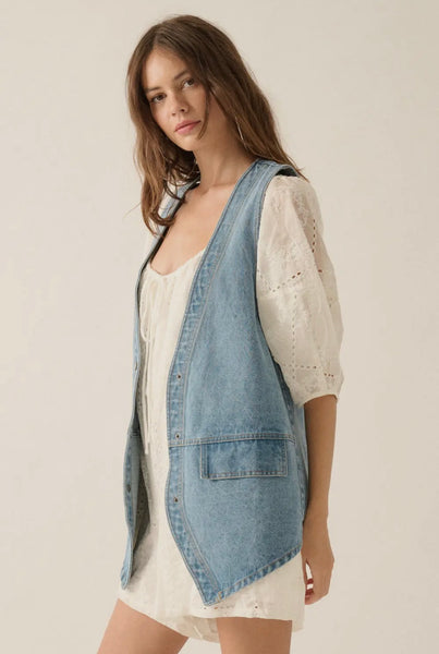 Light Denim Vest