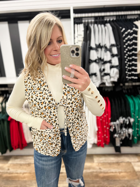 Leopard Reversible Vest