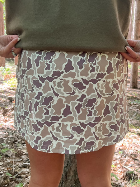 Duck Camo Skort