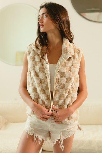 Fuzzy Check Vest