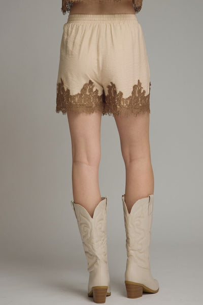 Lace Trim Shorts