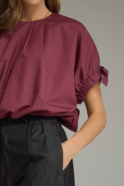 Merlot Bow Top