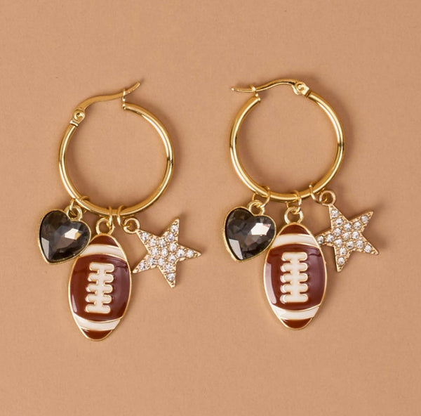 Game Day Hoop Earrings