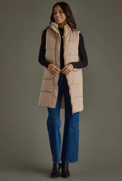Tan Long Vest