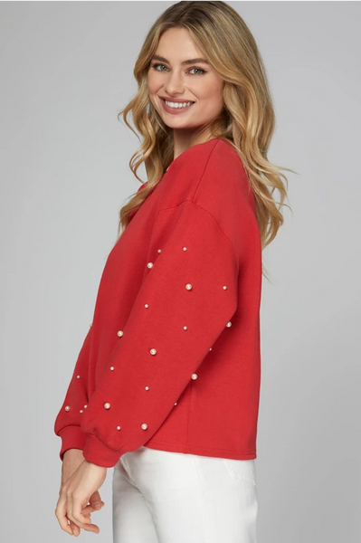 Red Pearl Top