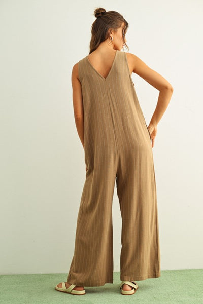 Mocha Cream Jumpsuit