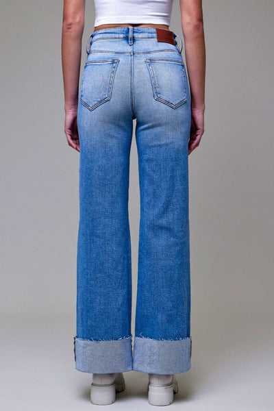 Medium Light Cuffed Jean