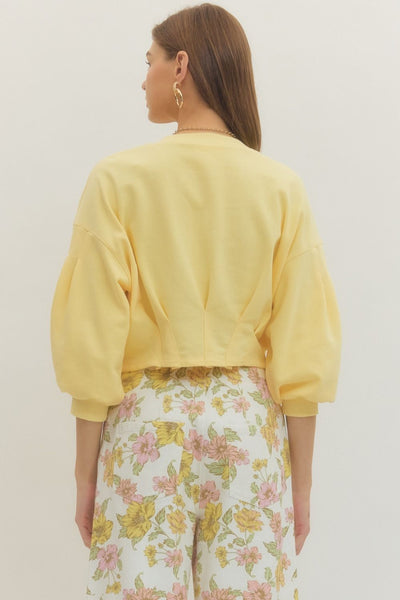 Butter Yellow Pullover