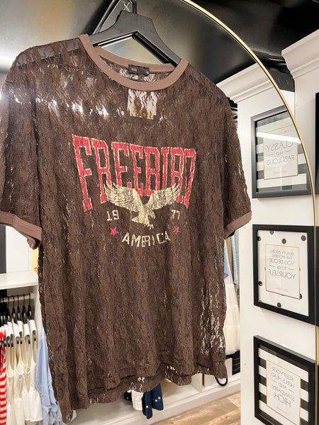 Free Bird Lace Tee
