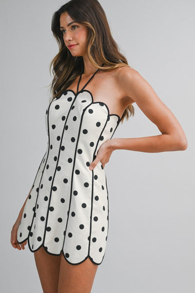 Midnight Dot Dress