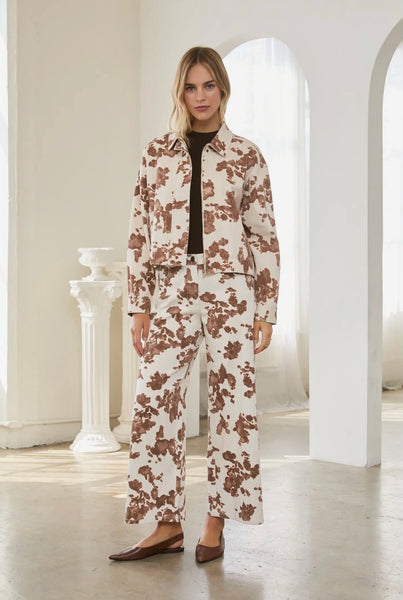Cow Print Jacket