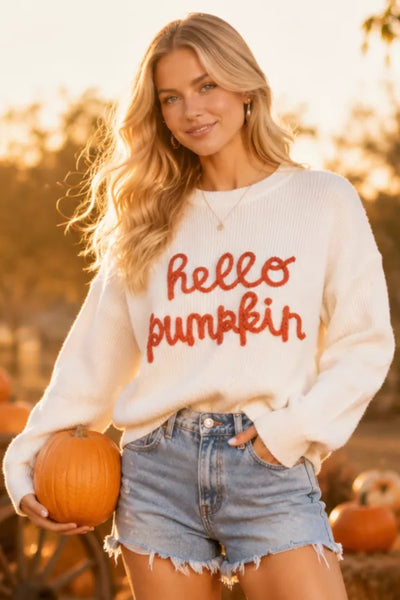 Hello Pumpkin Sweater