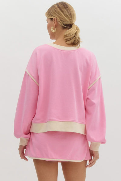 Pink Pullover