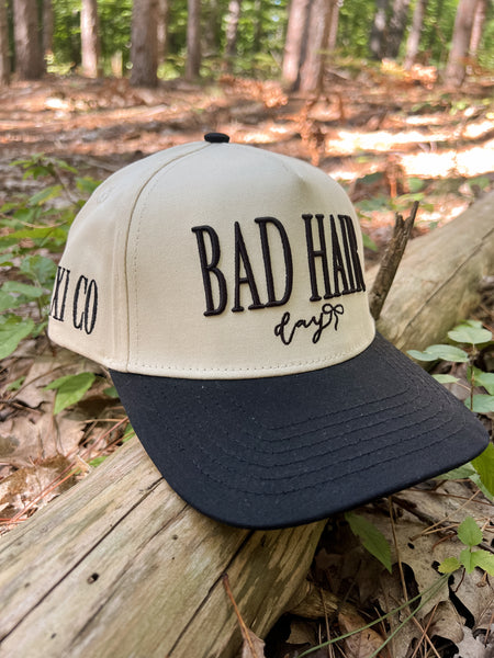 Black Bad Hair Day Hat