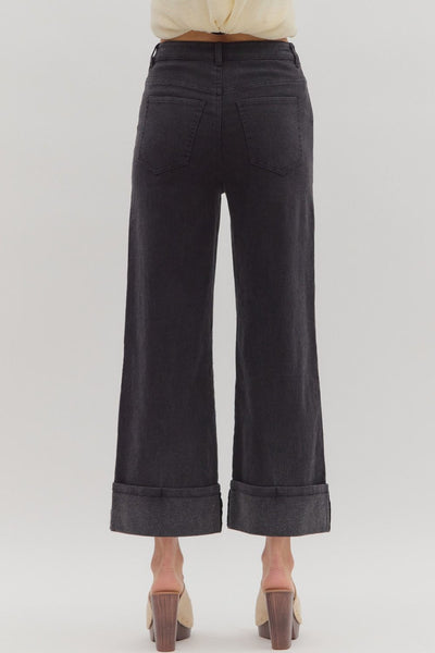 Black Cuff Pants