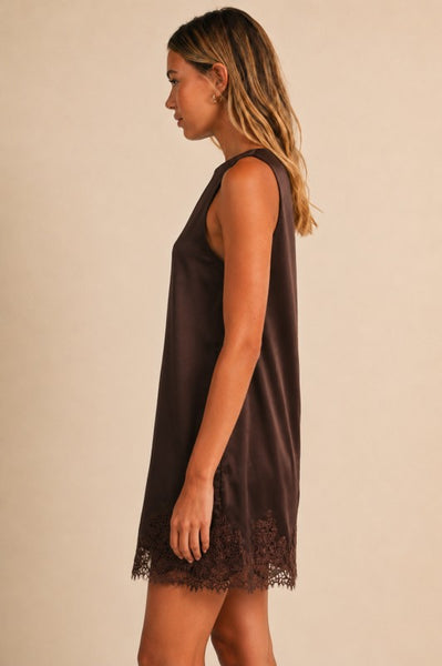 Hazelnut Lace Dress