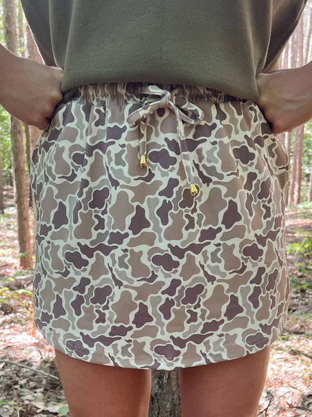 Duck Camo Skort