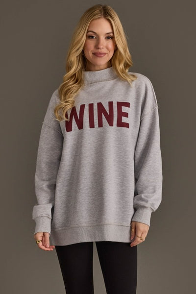 Wine/Prosecco Reversible Pullover
