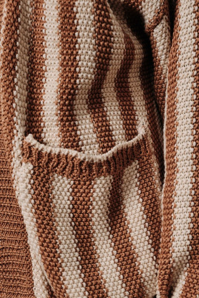 Saddle Stripe Cardigan