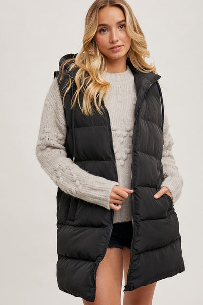 Black Puffer Vest