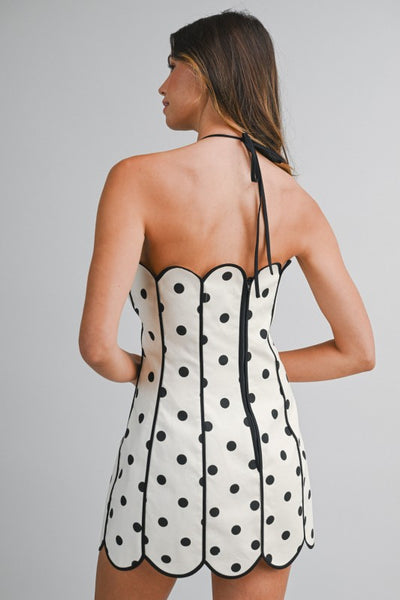 Midnight Dot Dress