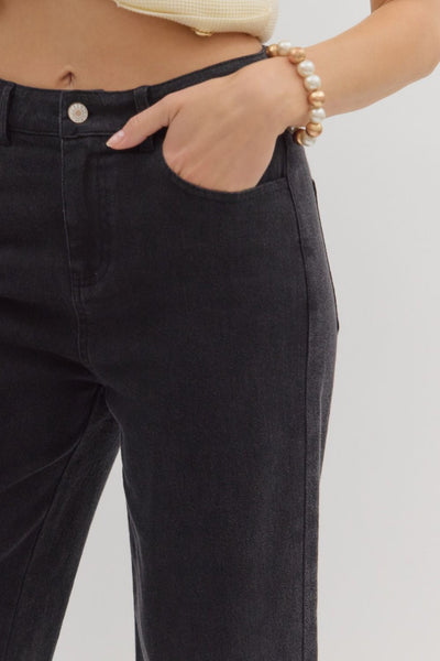 Black Cuff Pants