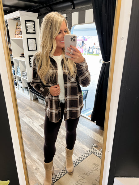 Brown Plaid Flannel