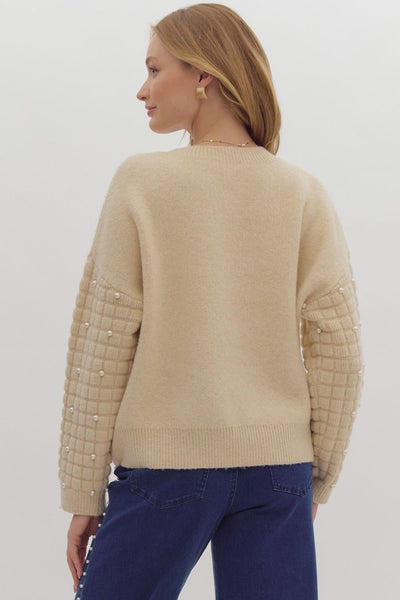 Bow & Pearl Sweater