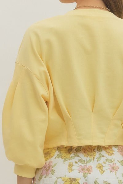 Butter Yellow Pullover