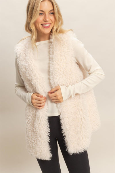 Fuzzy Sweater Vest