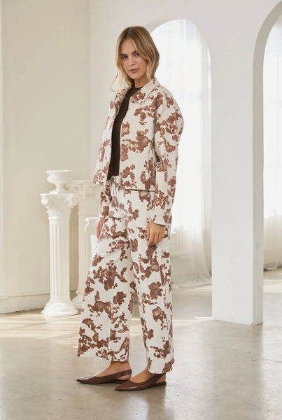 Cow Print Jacket
