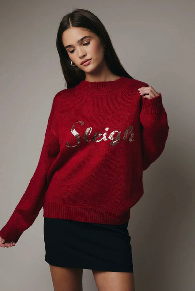 Sleigh Sequin Sweater