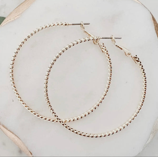 Gold Hoop Earrings