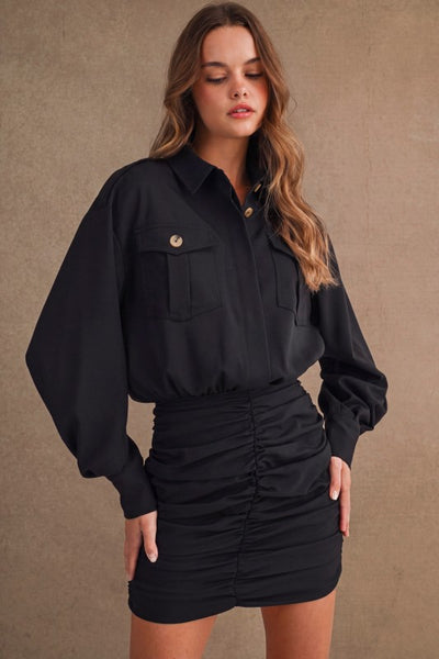 Manhattan Ruched Dress