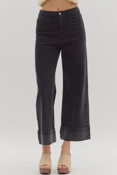 Black Cuff Pants