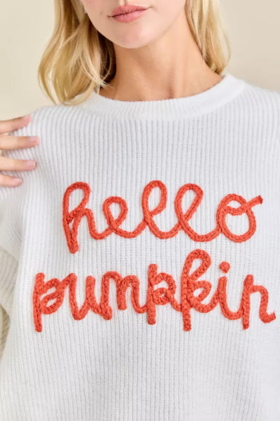 Hello Pumpkin Sweater
