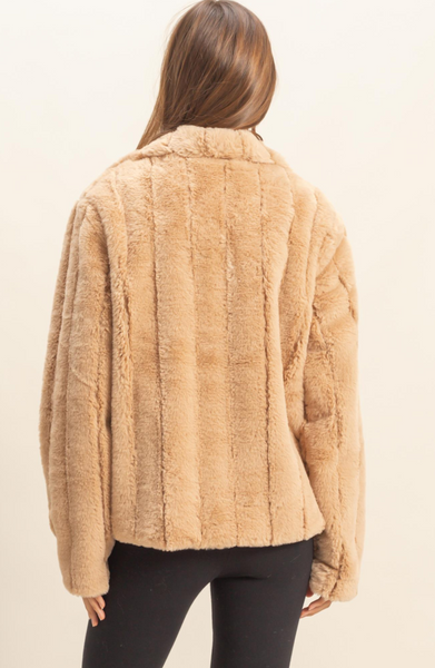 Taupe Fur Jacket