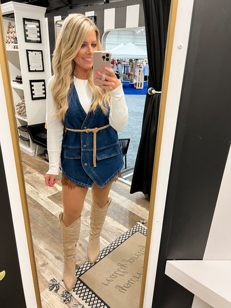 Dark Denim Vest