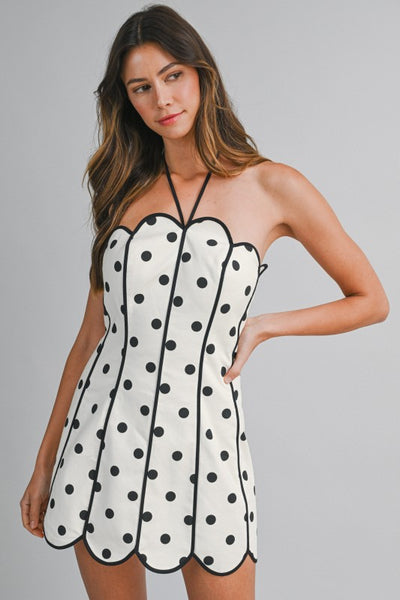 Midnight Dot Dress