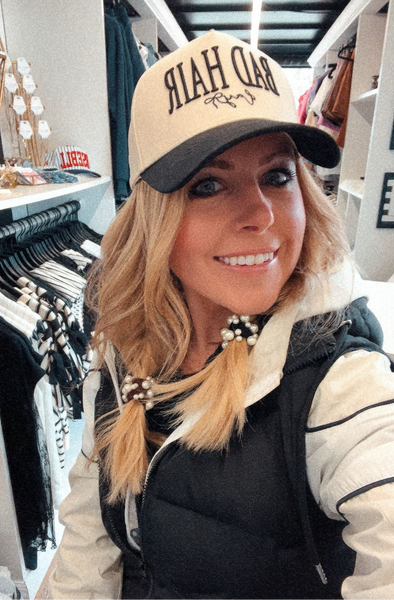 Black Bad Hair Day Hat