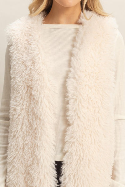 Fuzzy Sweater Vest
