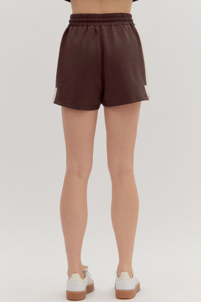 Chocolate Athleisure Shorts