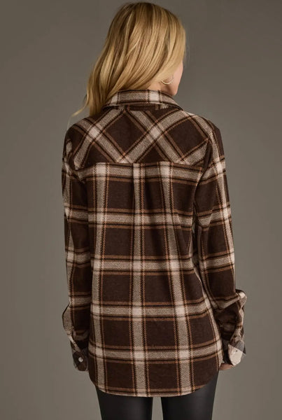 Brown Plaid Flannel