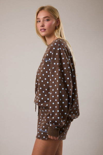 Polka Dot Sweatshirt