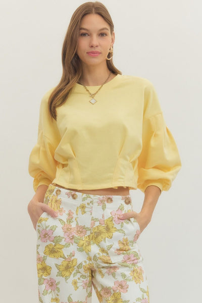 Butter Yellow Pullover