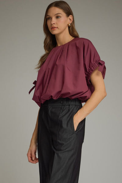 Merlot Bow Top