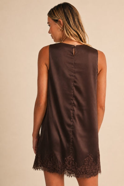 Hazelnut Lace Dress