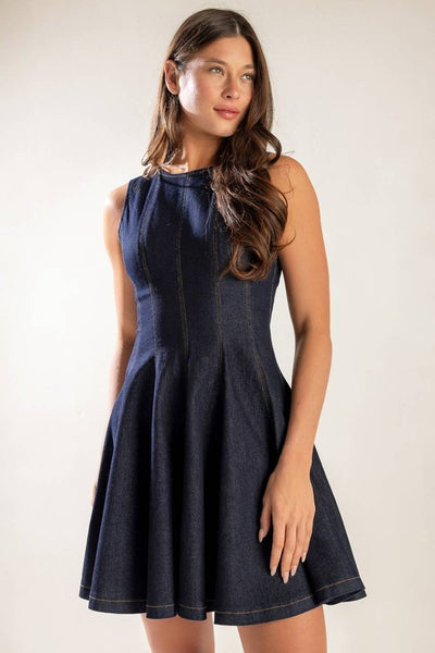 Dark Denim Dress