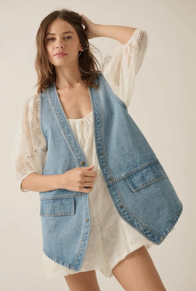 Light Denim Vest